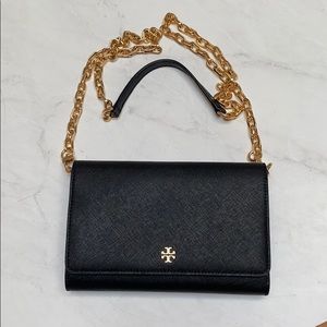 Black Tory Burch clutch